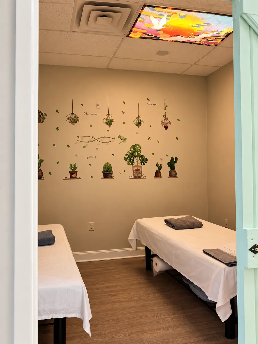 Couples massage room