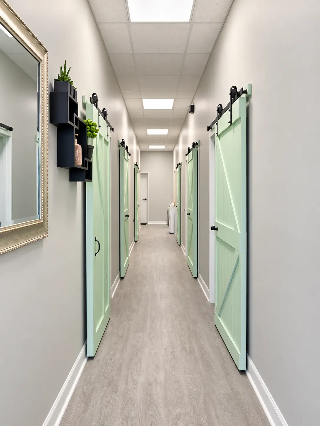 Sun Massage treatment room hallway